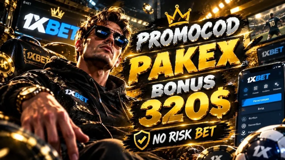 1xbet pakistan guide with promo code pakex